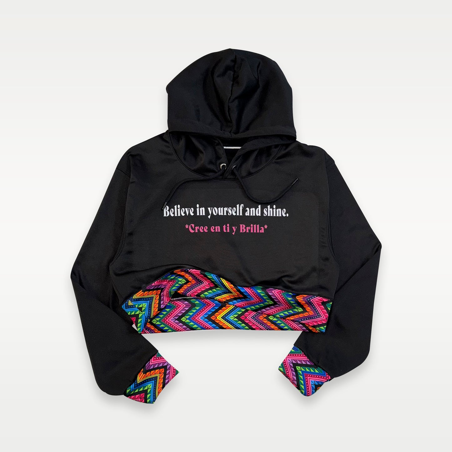 Hoodie Crop Top Típica Girls