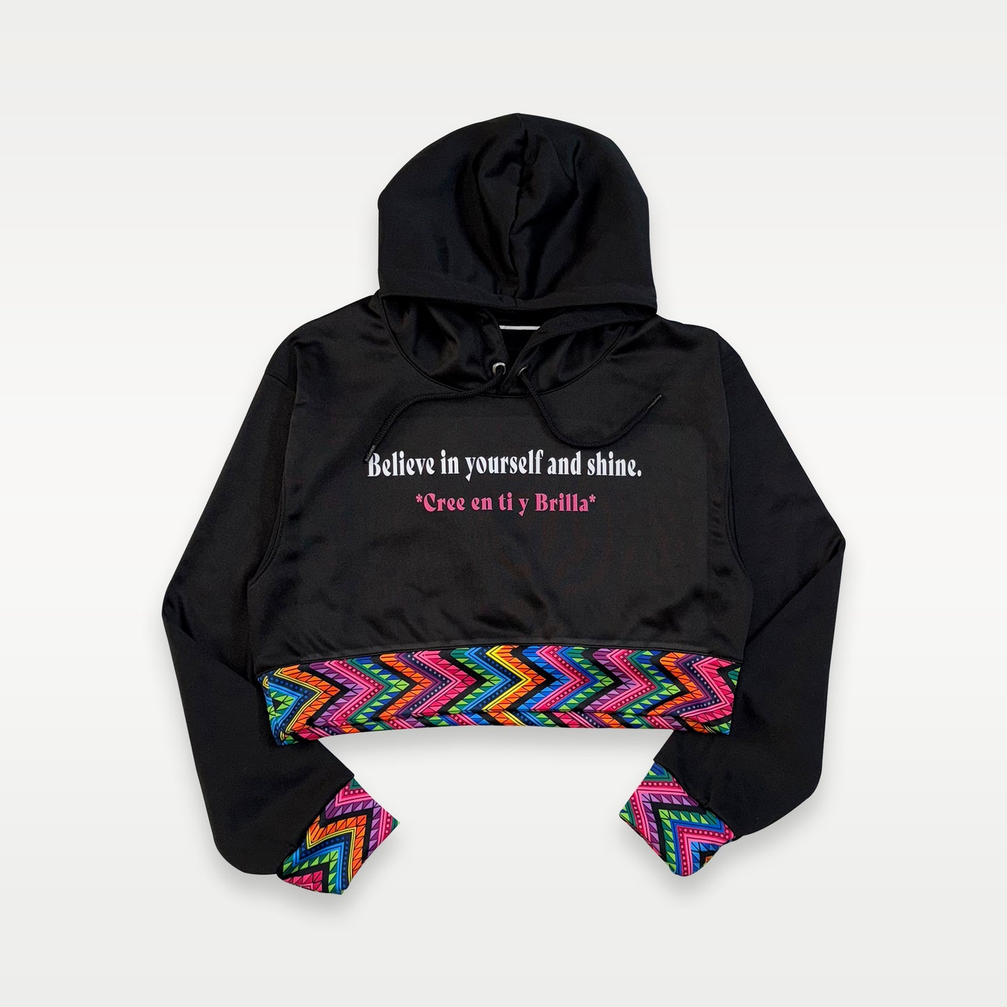 Hoodie Crop Top Típica Girls